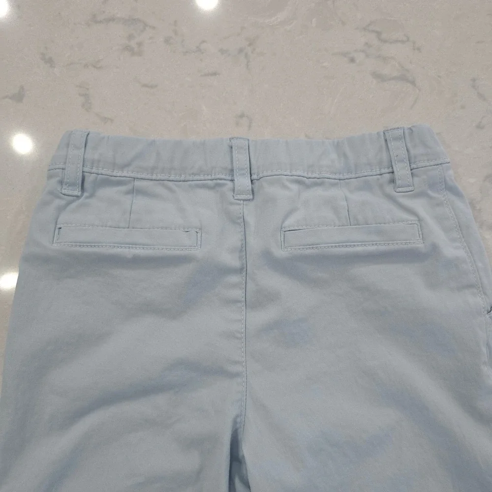 Carters Girls Light Blue Chino Pants Straight Leg Stretch Size 7 7A CAR77621-S51